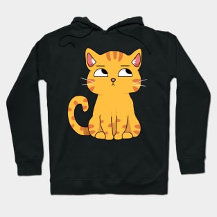 Cute Cat Kawaii Style, Ginger Cat Hoodie